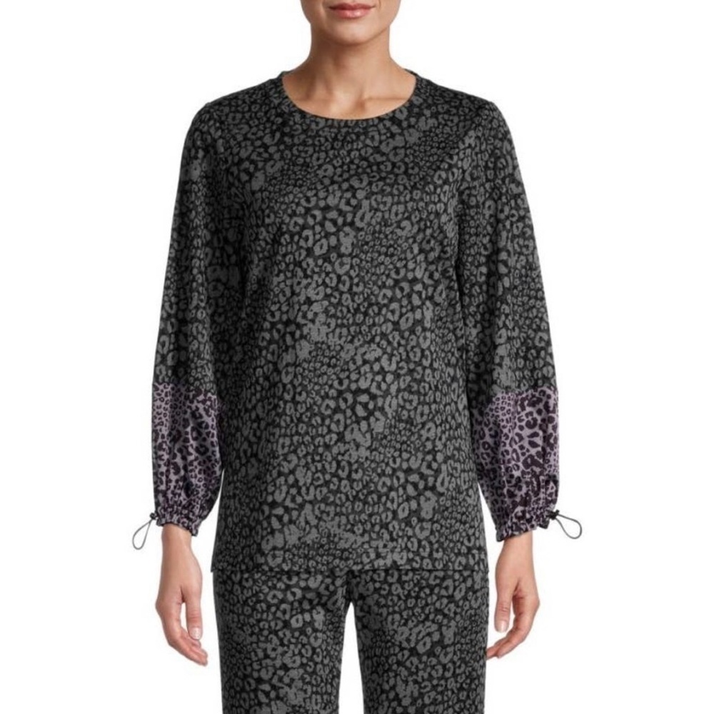 KOBI HALPERIN Women’s Natalia Leopard Print Blouse